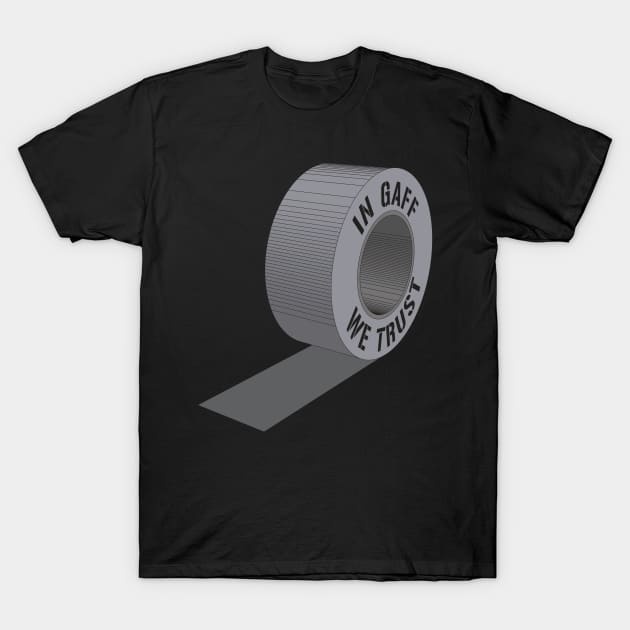 Audio Engineer Duct Tape T-Shirt by All-About-Words